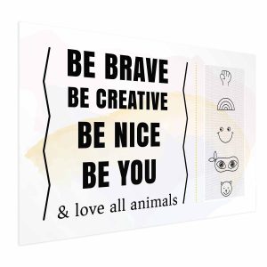 Plakat Bądź sobą 42×29,7 cm 582690 Plakat Bądź sobą 42×29,7 cm 582690