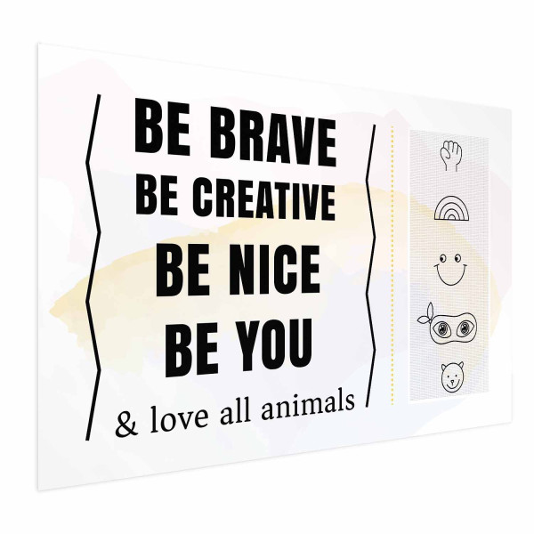 Plakat Bądź sobą 42x29,7 cm 582690