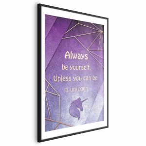 Plakat Bądź sobą 60×90 cm 587984 Plakat Bądź sobą 60×90 cm 587984