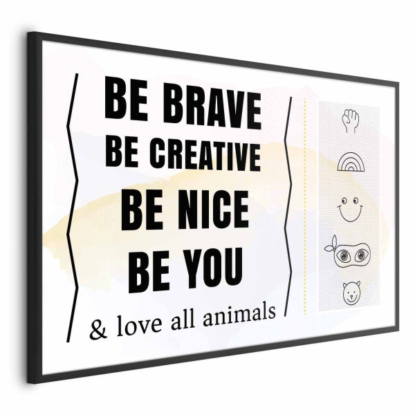 Plakat Bądź sobą 90x60 cm 588840