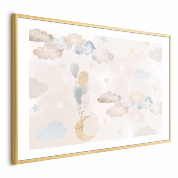 Plakat Bajkowe niebo 30x21 cm 581062