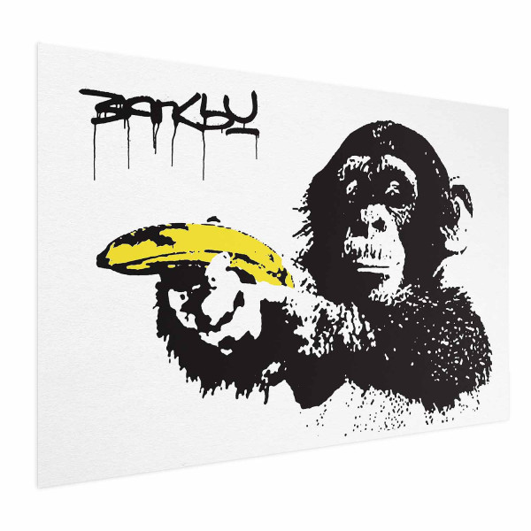 Plakat Bananowy pistolet 30x21 cm 587890