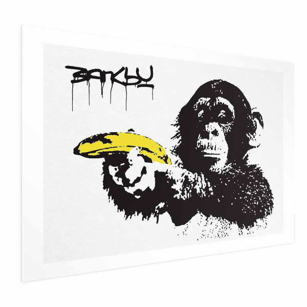 Plakat Bananowy pistolet 30x21 cm 590186