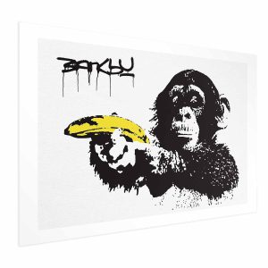 Plakat Bananowy pistolet 90×60 cm 585714 Plakat Bananowy pistolet 90×60 cm 585714