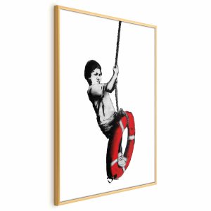 Plakat Banksy: Chłopiec 21×30 cm 586188 Plakat Banksy: Chłopiec 21×30 cm 586188