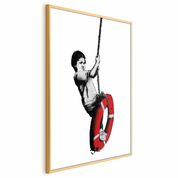 Plakat Banksy: Chłopiec 29,7x42 cm 583057