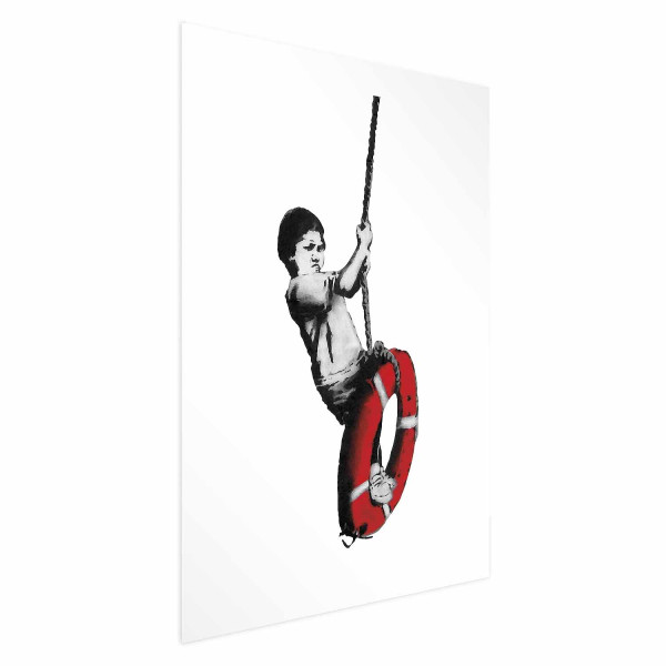 Plakat Banksy: Chłopiec 60x90 cm 583471