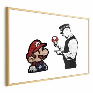 Plakat Banksy: Grzybiarz 30×21 cm 587115 Plakat Banksy: Grzybiarz 30×21 cm 587115