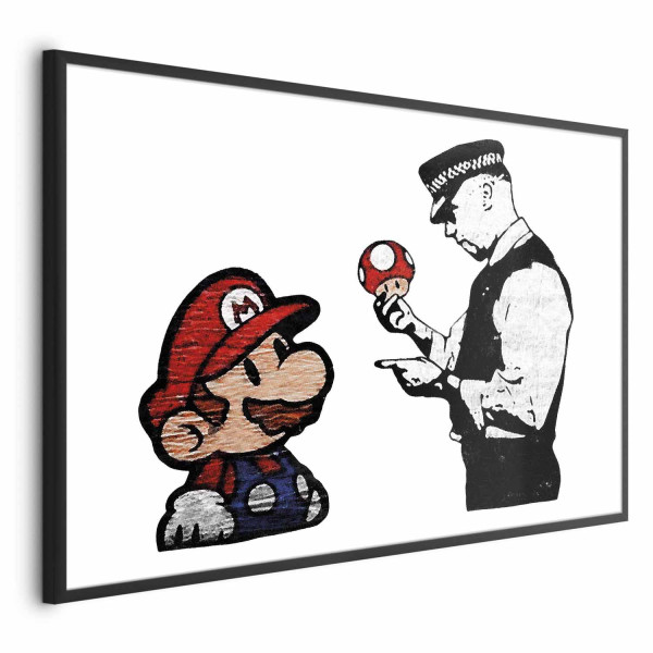 Plakat Banksy: Grzybiarz 30x21 cm 580353
