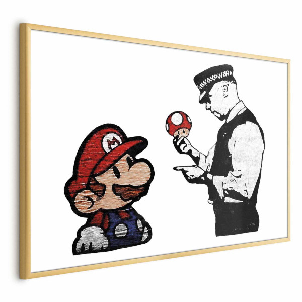 Plakat Banksy: Grzybiarz 90x60 cm 580339