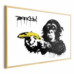 Plakat Banksy: Małpa 42×29,7 cm 584971 Plakat Banksy: Małpa 42×29,7 cm 584971