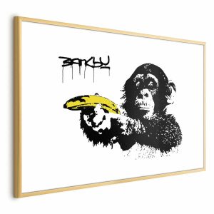 Plakat Banksy: Małpa 90×60 cm 590804 Plakat Banksy: Małpa 90×60 cm 590804