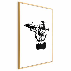 Plakat Banksy Mona Lisa 21×30 cm 585771 Plakat Banksy Mona Lisa 21×30 cm 585771