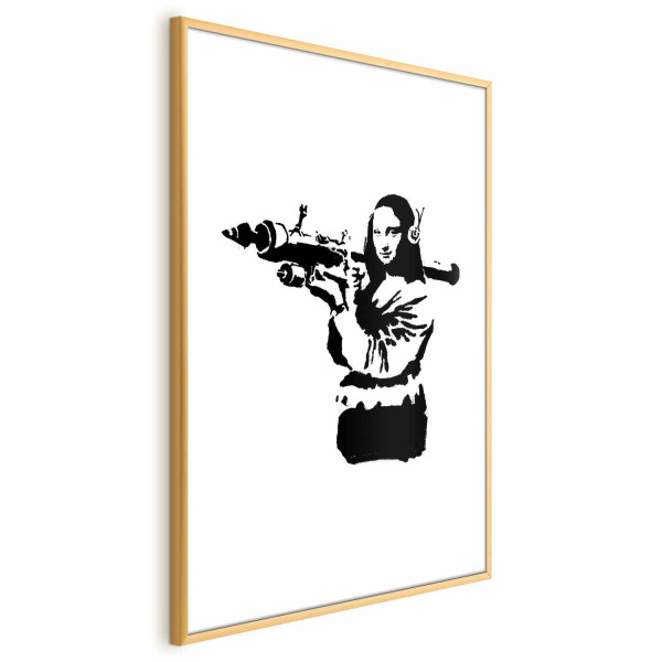 Plakat Banksy Mona Lisa 40x60 cm 583330