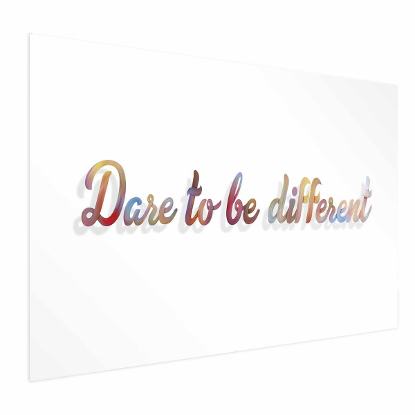 Plakat Be different 30x21 cm 585350
