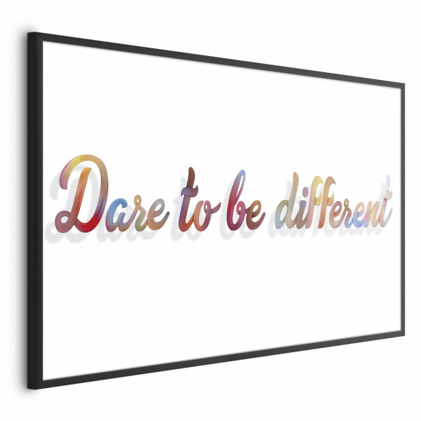 Plakat Be different 30x21 cm 588706