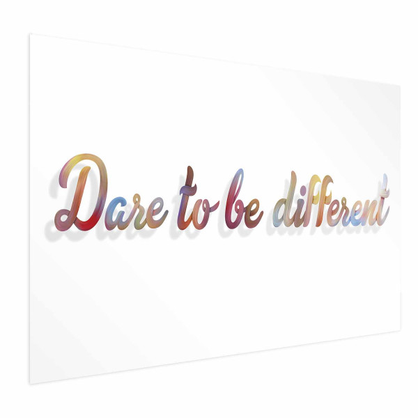 Plakat Be different 30x21 cm 580772