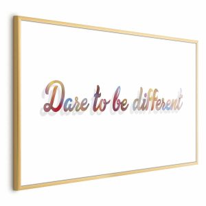 Plakat Be different 42×29,7 cm 583224