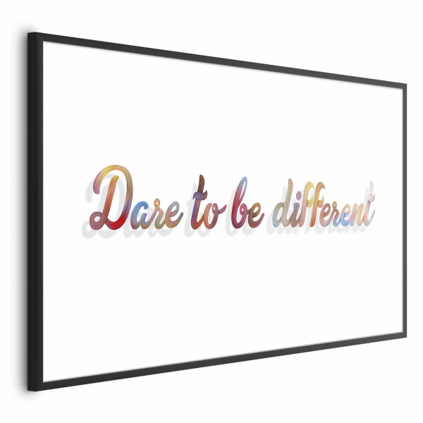 Plakat Be different 90x60 cm 578558