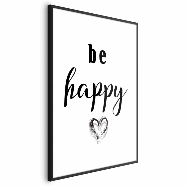 Plakat Be happy 29,7x42 cm 585967