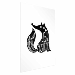 Plakat Be positive 21×30 cm 586243 Plakat Be positive 21×30 cm 586243