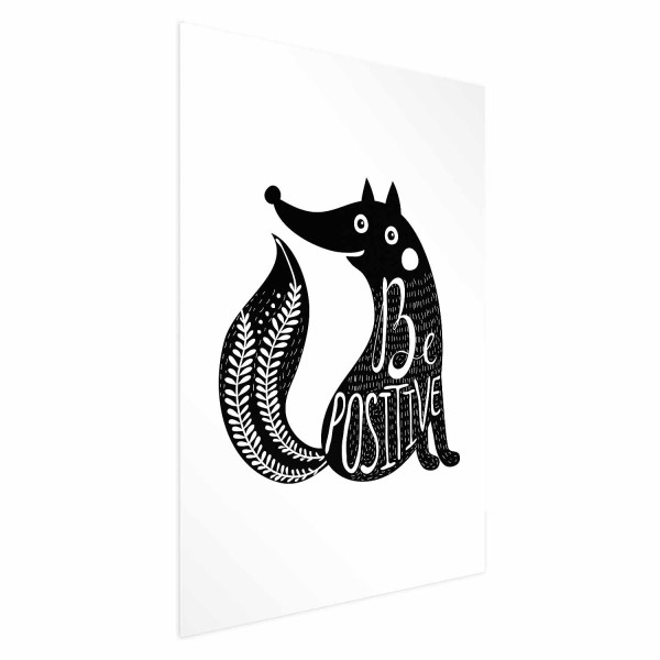 Plakat Be positive 29,7x42 cm 582213