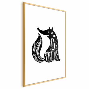 Plakat Be positive 40×60 cm 577861 Plakat Be positive 40×60 cm 577861
