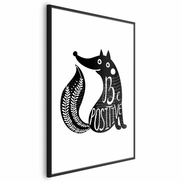 Plakat Be positive 60x90 cm 582571