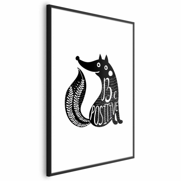 Plakat Be positive 60x90 cm 588696