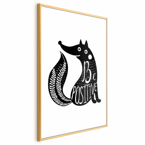 Plakat Be positive 60x90 cm 579975
