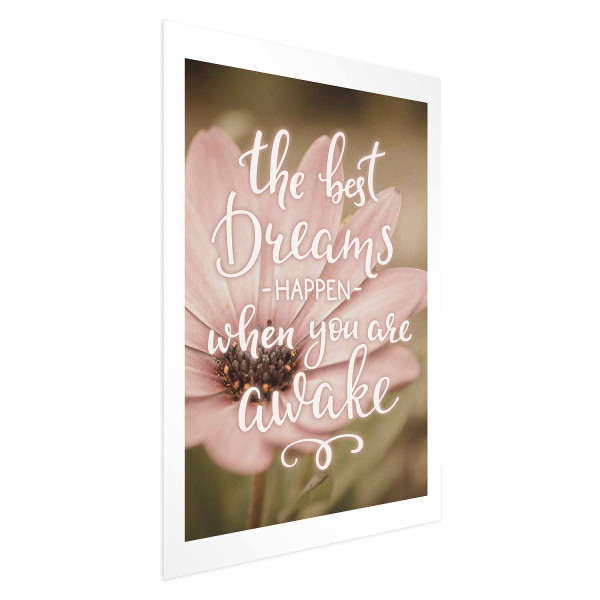 Plakat Best dreams 21x30 cm 583951