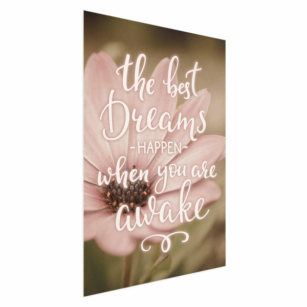 Plakat Best dreams 29,7x42 cm 581947