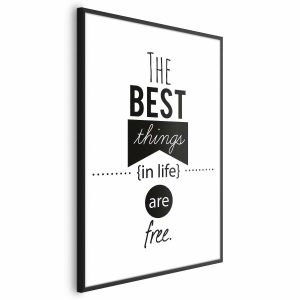 Plakat Best things in life 21×30 cm 582799