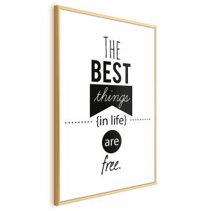Plakat Best things in life 21×30 cm 587370