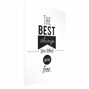 Plakat Best things in life 29,7×42 cm 578989