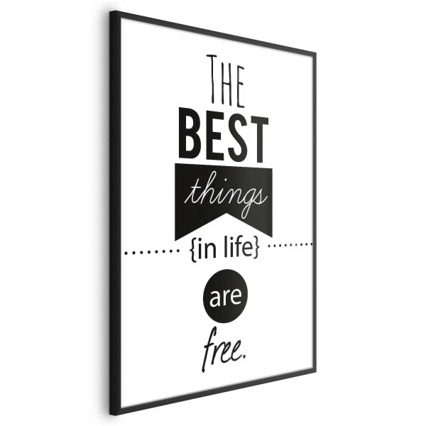 Plakat Best things in life 40x60 cm 580982