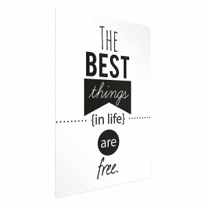 Plakat Best things in life 40×60 cm 588755