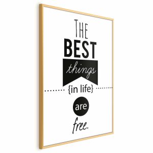 Plakat Best things in life 40×60 cm 579283