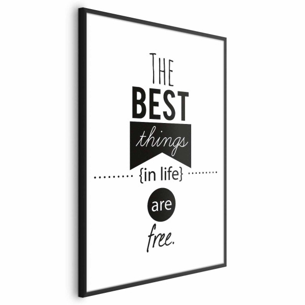 Plakat Best things in life 60x90 cm 582163