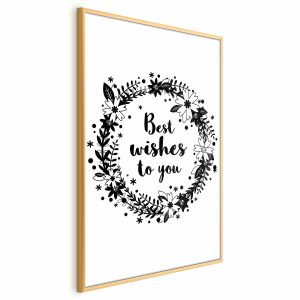 Plakat Best wishes 29,7×42 cm 588563 Plakat Best wishes 29,7×42 cm 588563