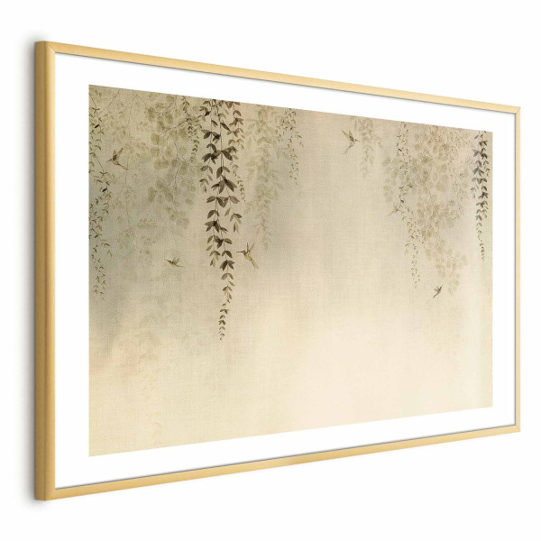 Plakat Beżowe koliberki 60x40 cm 584443