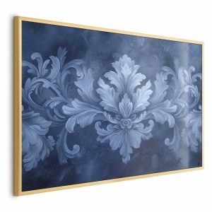 Plakat Błękitny ornament 30×21 cm 588517