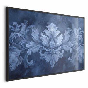 Plakat Błękitny ornament 60×40 cm 581393
