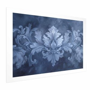 Plakat Błękitny ornament 60×40 cm 580853