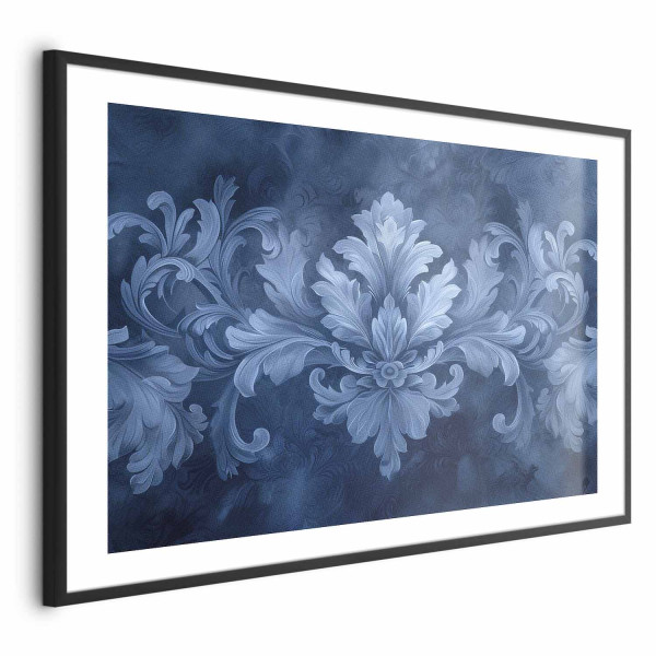 Plakat Błękitny ornament 60x40 cm 585462