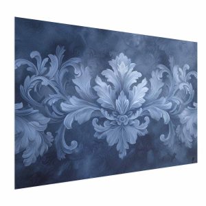 Plakat Błękitny ornament 60×40 cm 590651