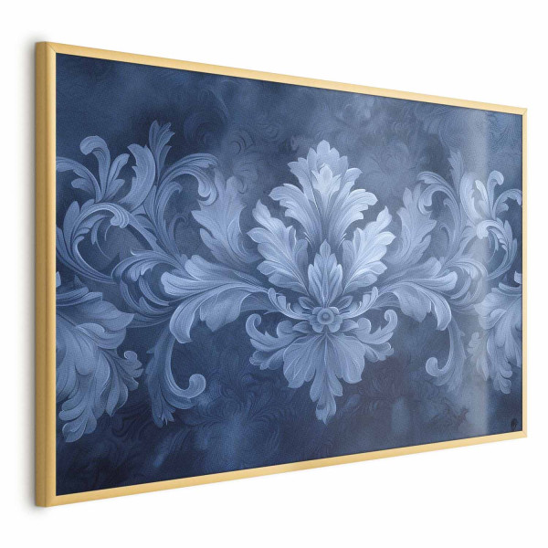 Plakat Błękitny ornament 90x60 cm 580744