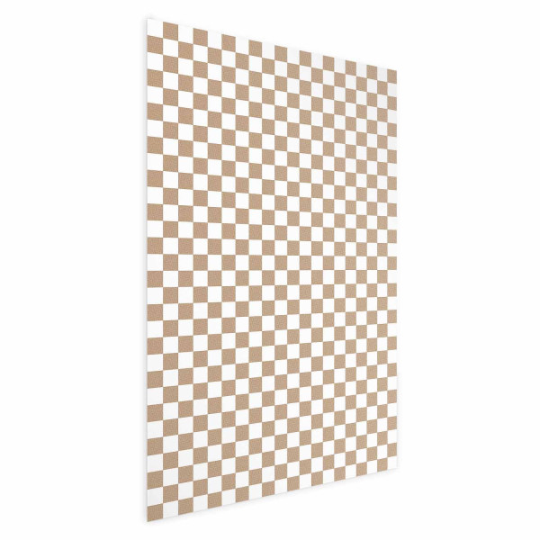 Plakat Brązowa geometria 21x30 cm 579870