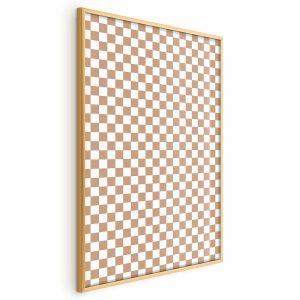 Plakat Brązowa geometria 21×30 cm 584740 Plakat Brązowa geometria 21×30 cm 584740