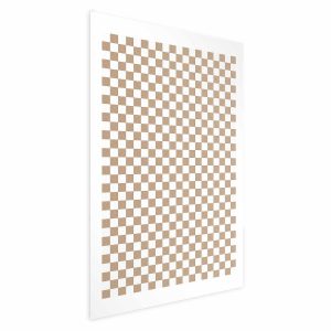 Plakat Brązowa geometria 29,7×42 cm 581585 Plakat Brązowa geometria 29,7×42 cm 581585